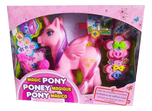 Pony Unicornio Juguete Niña  ¡ Accesorios!