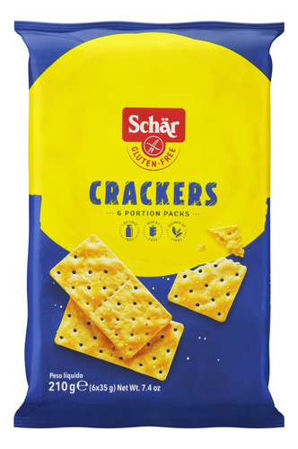 Biscoito Cracker sem Glúten Zero Lactose Schär Pacote 210g