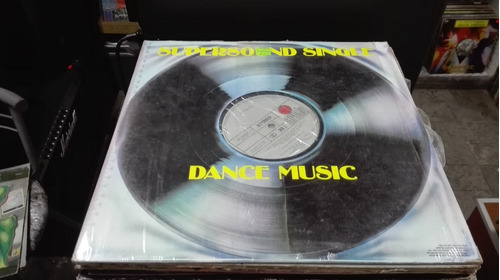 Lp Supersound Single Dance Music Acetato,long Play