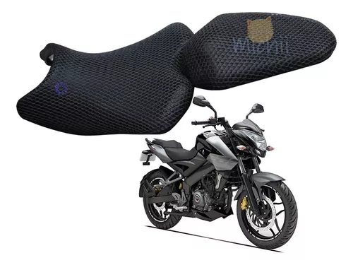 FUNDA CUBRE ASIENTO DOS PIEZAS PARA MOTOS TIPO PULSAR