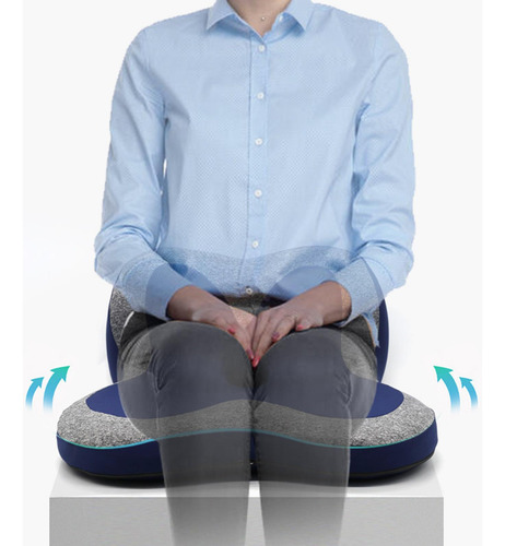 Cojín De Espuma Viscoelástica Para Asiento, Cojín Para