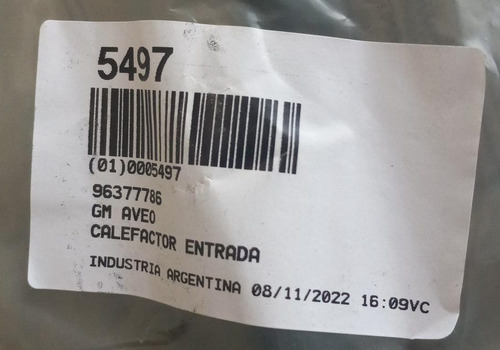 Manguera Aveo Cuerpo Aceleracion Al Termostato