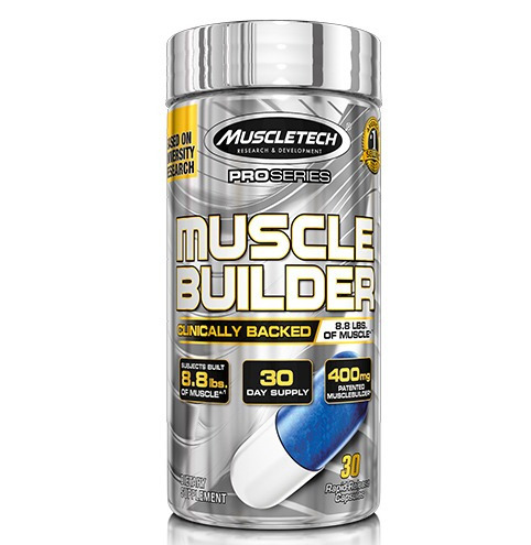 Muscle Builder X30 Caps. - Gana Músculo Y Fuerza Masiva !!