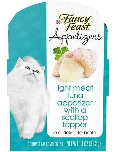 Purina Fancy Feast Appetizers Light Meat Atun Con Un Aderezo