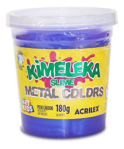 Kimeleka Slime Metal Colors Acrilex 180g