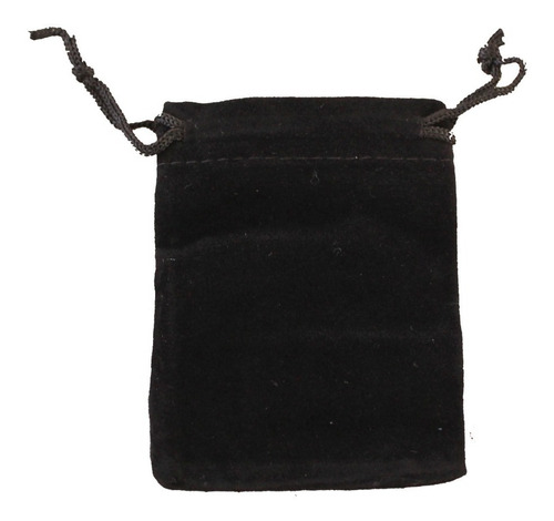 Bolsa Saco Tercipelo Negro Cuadrada 7x9 Cms Paquete 50 Unds