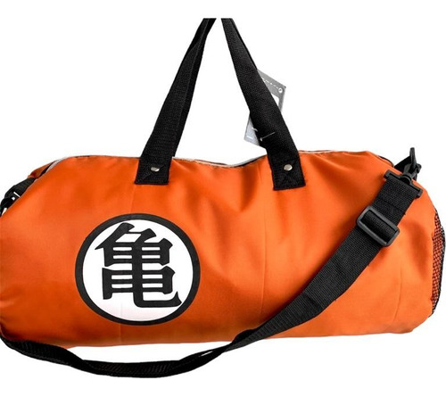 Bolso Maleta Deportiva Naranja Gym Fit Juvenil Dra-gon Ball