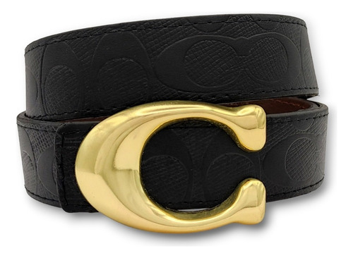 Cinturón Coach Sculpted C Unisex Hombre Mujer