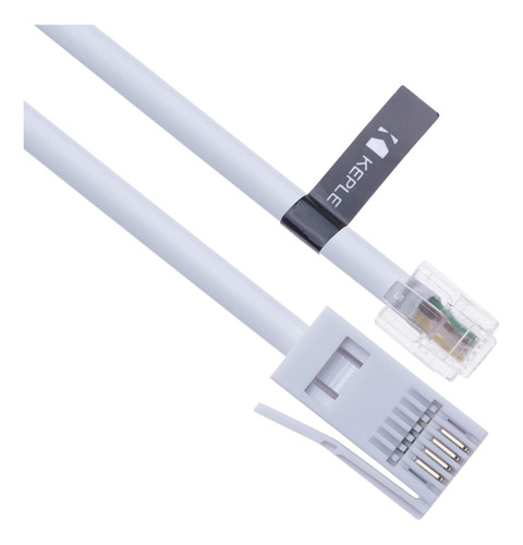 Bt - Cable Rj11, Blanco, P-bt4-rj11x-300-wh