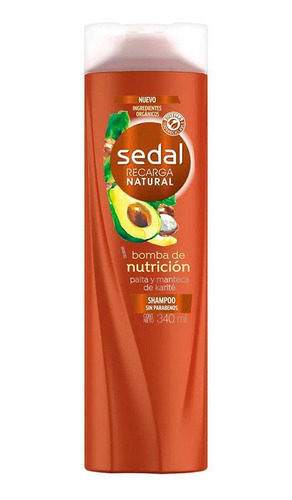 Shampoo Sedal Bomba De Nutrición 340 Ml