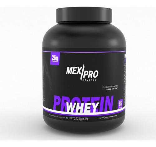 Proteina Mex Pro Whey Protein 2.7 Kg 85 Serv Todos Los Sabor Sabor Vainilla
