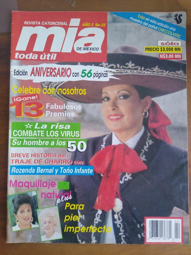 Rozenda Bernal Y Toño Infante Revista Mía Toda Útil Año-1991
