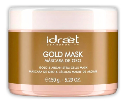 Mascarilla Facial Gold Mask Oro Cel Madres Argán Idraet 150g