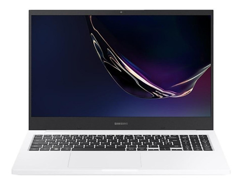 Imagem 1 de 7 de Notebook Samsung Book E20 branca 15.6", Intel Celeron 5205U  4GB de RAM 500GB HDD, Intel Graphics UHD 620 1366x768px Windows 10 Home