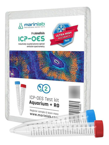 Teste Análise Icp Oes Marin Lab Reverso Osmose 2 -aquaforest