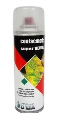 Limpiacontactos Contacmatic Super Verde Delta 225grs Pulsadr