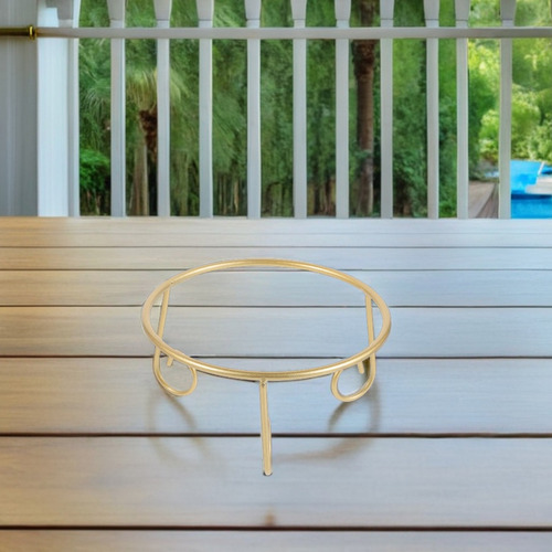 Soporte Iron Gazing Globe: Bola Estable De Metal De 21 Cm