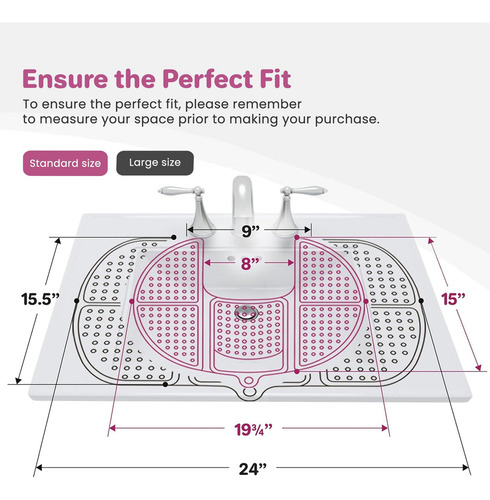 Sink Topper Funda Plegable Fregadero | Alfombrilla Limpieza