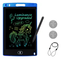 Comprar Pizarra Mágica Lcd Para Tableta Multicolor De 8,5 Dibujo azul Pantalla LCD de pizarra mágica para niños para escribir dibujar y estudiar