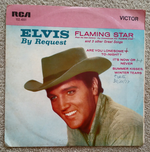 Elvis Presley - Flaming Star - Compacto Duplo - Excelente
