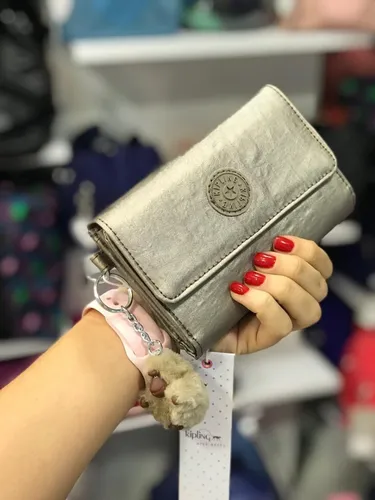 Billetera kipling dorada sale
