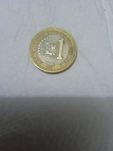 comprar 1 Bs 2007 Error D Acuñacion Cara Lisa Fra D Circulacion