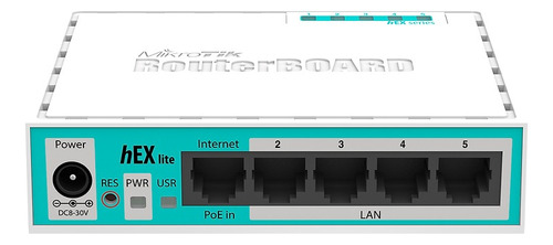 Router Mikrotik Rb750r2 Hex Lite + 5 Ports Mb