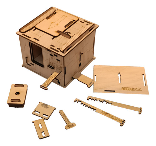 Juego Ingenio Caja Secreta Escape Room In Box Mod: Enigma