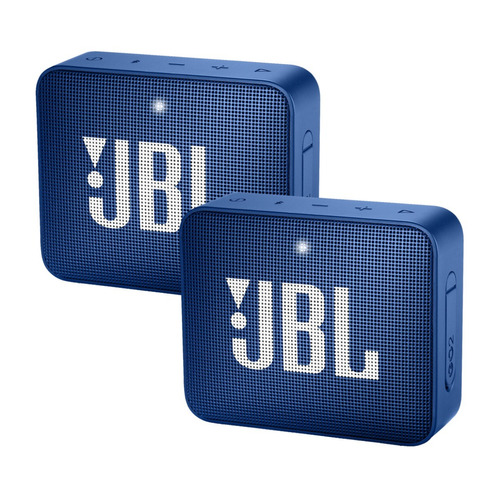 Kit 2 Caixa De Som Jbl Go 2 Bluetooth Original Portátil Azul