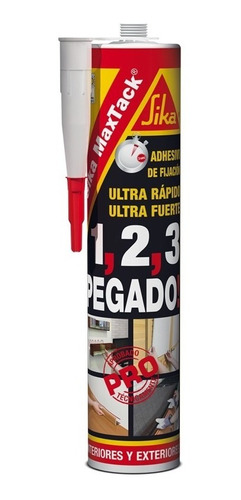 Adhesivo Pegamento Sika Maxtack  Cartucho De 300 Ml