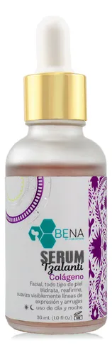 Serum Facial Suero Colageno Puro + Acido Hialuronico Bena C Momento de aplicación Día/Noche Tipo de piel Todo tipo de piel y deshidratada
