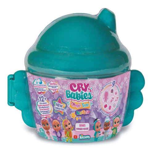 Muñeca Cry Babies Magic Tears Winged House Season 2 Turquesa