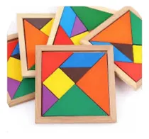 Comprar Puzzle De Ingenio Tangram Rompecabezas Didáctico