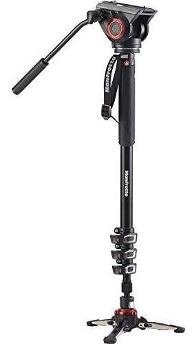 Manfrotto Xpro Aluminum Video Monopod With 500 Series Video
