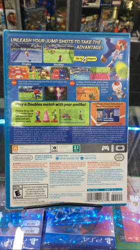 Imagen 2 de 3 de Mario Tennis Smash Wii U - Original Fisico Nuevo Sellado