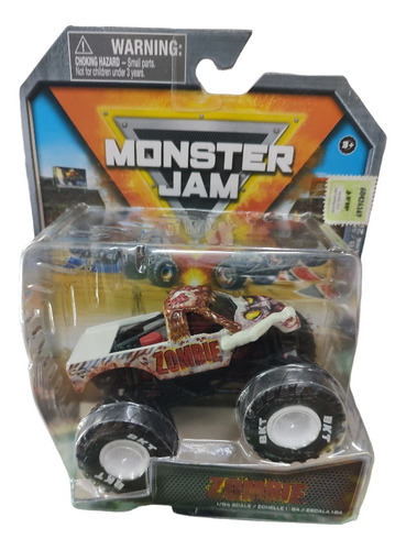 Moster Jam Spin Master Camioneta Zombie 1/64 Súpertoys Lomas