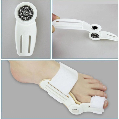 Férula Corrector De Juanete Hallux Valgus Pies Extra Comodo Color Blanco