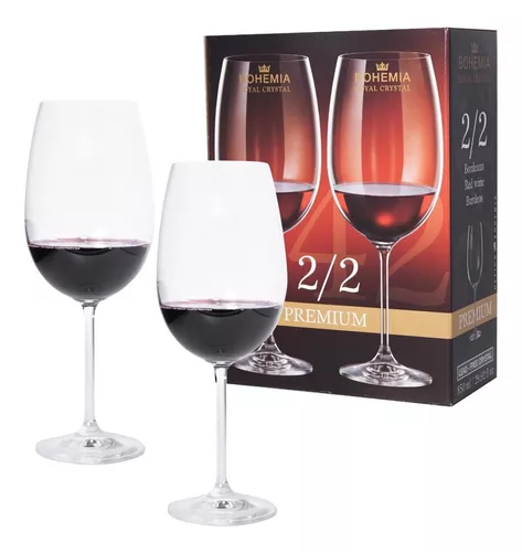 Setx2u. Copones / Copas De Vino (360ml) - Cristal Bohemia