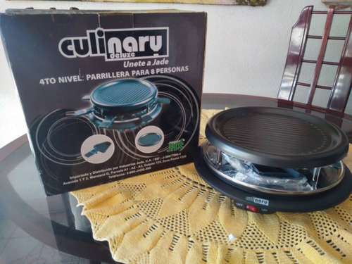 Parrillera Electrica Culinary Deluxe Para 8 Personas 110w