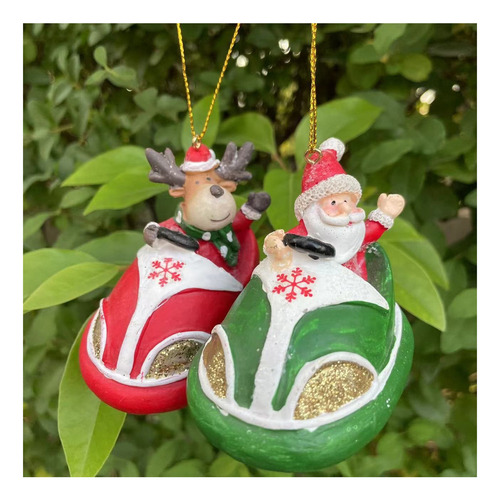 Ambiente De Coche Con Encanto De Árbol De Navidad