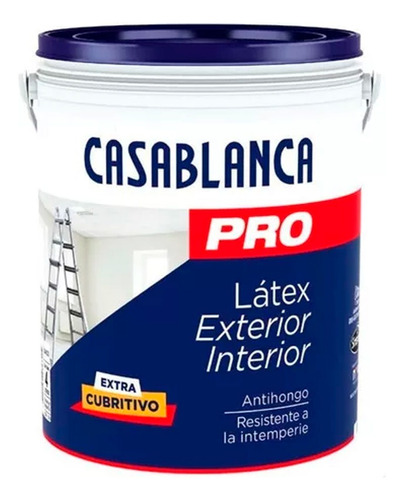 Latex Casablanca Pro Interior / Exterior X 4 Lts Pintumm