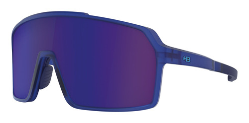 Óculos Solar Hb Grinder Matte Clear Blue Blue Chrome