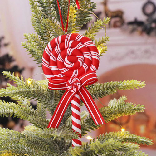 Enfeite De Pirulito Para Decoração De Árvore De Natal