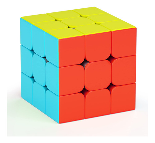 Cubo Magico De Velocidad De 3x3x3 Colores Vivos De 5.5x5.5cm Multicolor