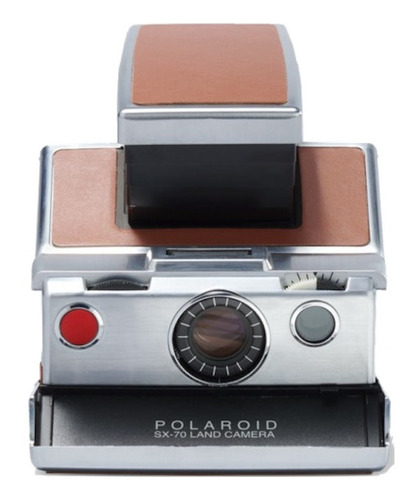Cámara instantánea Polaroid SX-70 plata/marrón