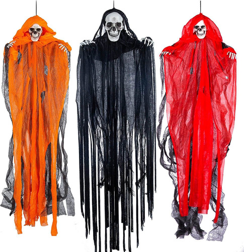 Halloween Hanging Grim Reapers Paquete De 3 Uno 35 4 Y ...