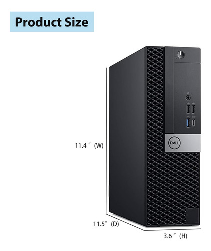 Pc Dell Optiplex 7050 Sff I5-6500t 16gb 512gb Ssd Monitor 24 (Reacondicionado)