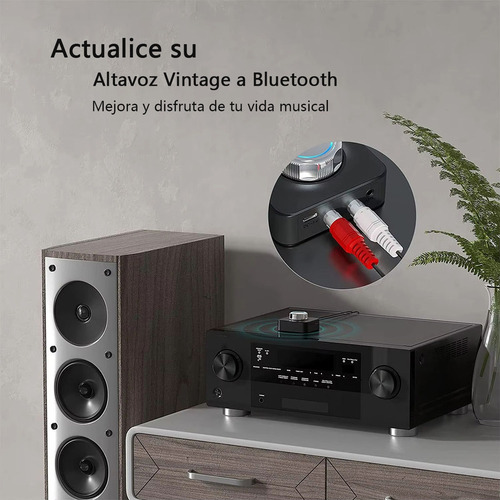 Receptor Audio Estéreo Bluetooth 5.0 3d C/toma Aux De 3.5mm