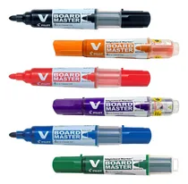 Comprar Set 6 Plumón Pizarra Recargable Pilot V Board Master