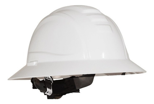 Casco De Seguridad Ingeniero Blanco Tipo Safari Certificado